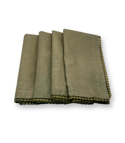 Servilleta  Linoblend “Bolita" tamaño Banquete (Set de 4 piezas)