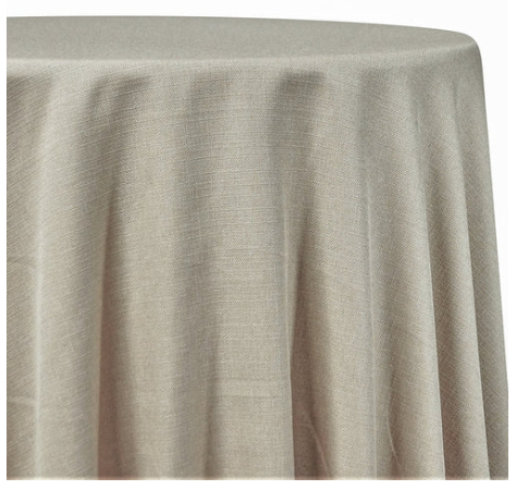 Mantel a piso Lino Vintage redondo