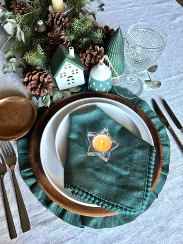 Individual de mesa Linoblend "Blonda" (Set de 6)