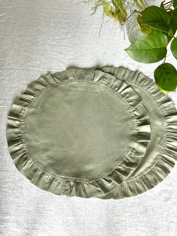 Individual de mesa Linoblend "Blonda" (Set de 6)