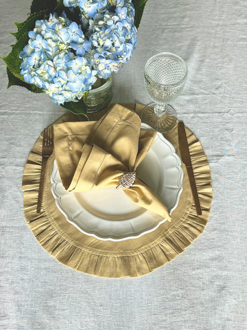 Individual de mesa Linoblend "Blonda" (Set de 6)