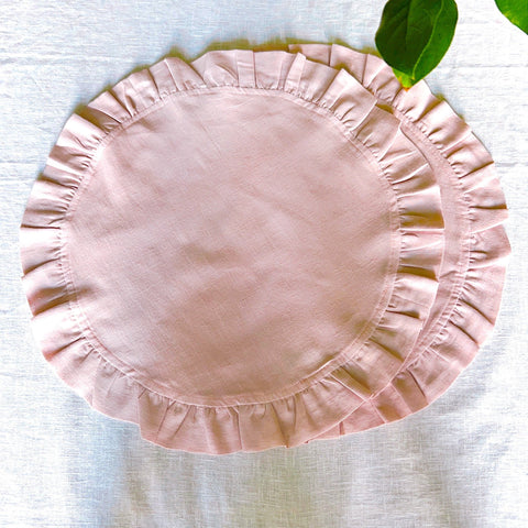 Individual de mesa Linoblend "Blonda" (Set de 6)