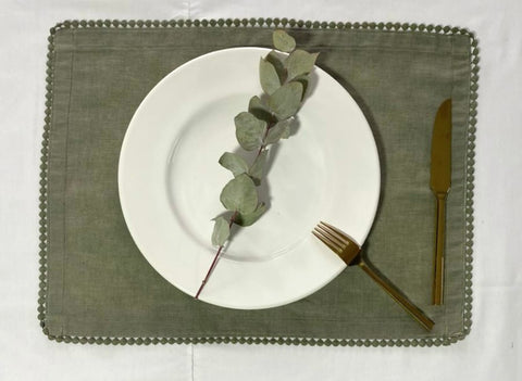 Individual de mesa Linoblend "Bolita" (Pack de 4)