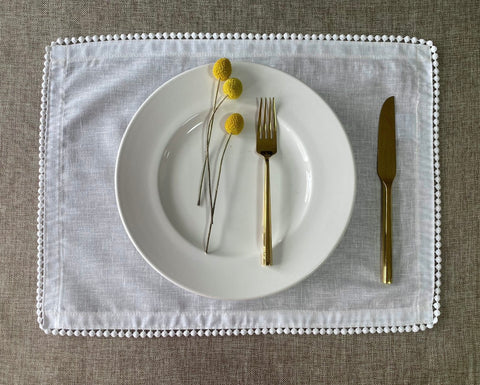 Individual de mesa Linoblend "Bolita" (Pack de 4)