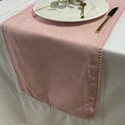 Camino de mesa  Linoblend "Bolita"