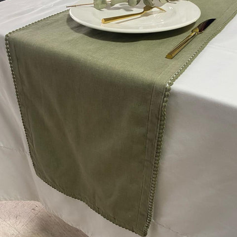 Camino de mesa  Linoblend "Bolita"