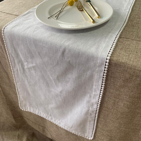 Camino de mesa  Linoblend "Bolita"