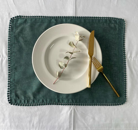 Individual de mesa Linoblend "Bolita" (Pack de 4)