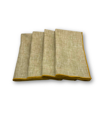 Servilleta linoblend Festón set de 4