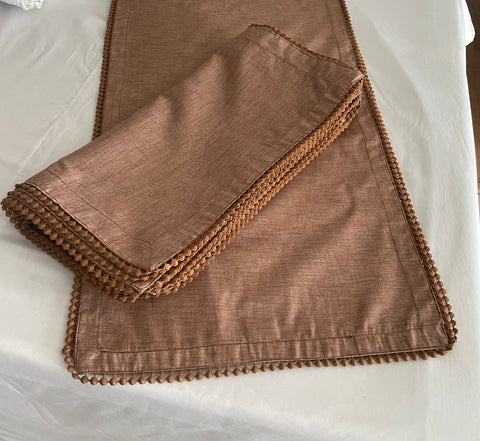 Camino de mesa  Linoblend "Bolita"