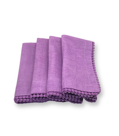 Servilleta  Linoblend “Bolita" tamaño Casual (Set de 4 piezas)