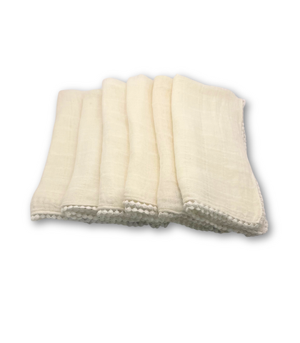 Servilleta de gasa “Bolita" (Set de 6 servilletas)