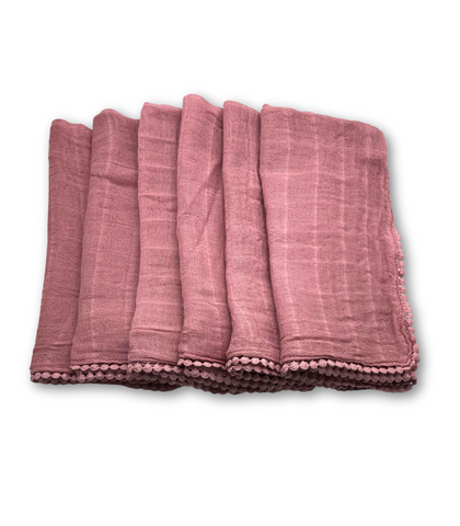 Servilleta de gasa “Bolita" (Set de 6 servilletas)