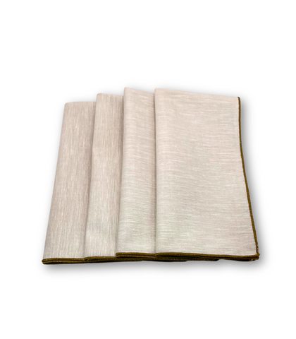 Servilleta linoblend Festón set de 4