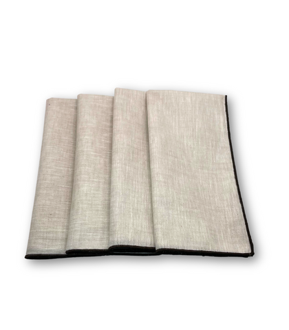 Servilleta linoblend Festón set de 4