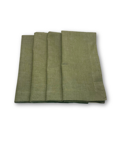 Servilleta de Linoblend "Hem" Tamaño Baquete (Set de 4 servilletas)