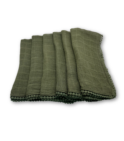 Servilleta de gasa “Bolita" (Set de 6 servilletas)