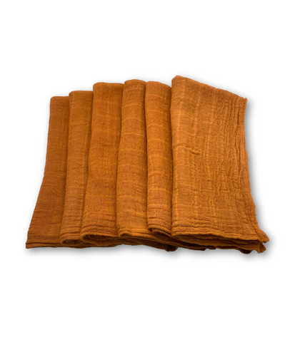 Servilleta de gasa “Simple”(Set de 6 servilletas)