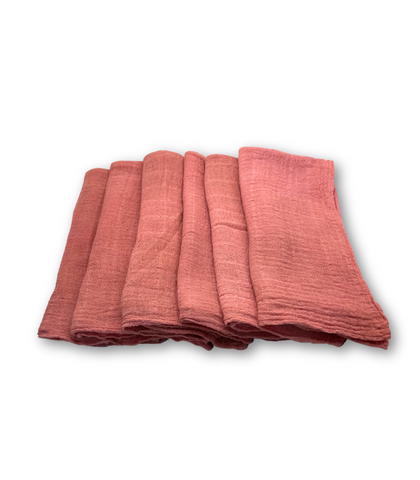 Servilleta de gasa “Simple”(Set de 6 servilletas)