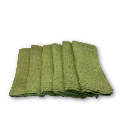 Servilleta de gasa “Simple”(Set de 6 servilletas)