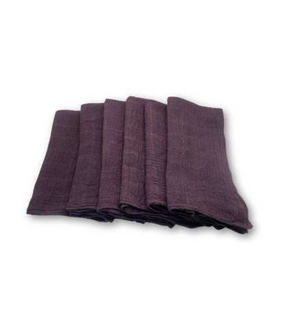 Servilleta de gasa “Simple”(Set de 6 servilletas)