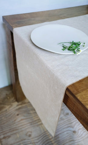 Camino de mesa "Linoblend“  con festón