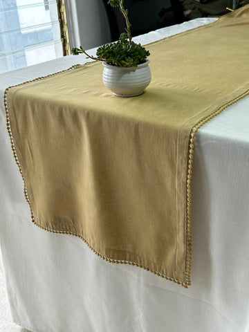 Camino de mesa  Linoblend "Bolita"